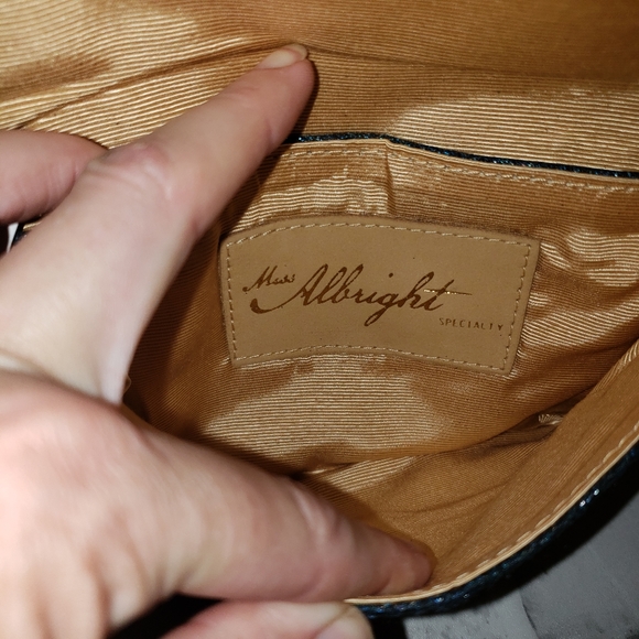 Anthropologie Miss Albright Glitter Envelope Clutch - Picture 6 of 9